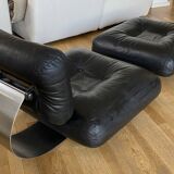 Lounge Alta low and its ottoman By Oscar Niemeyer for international furniture -