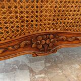 Louis XV bed in cannage