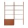 Teak bookcase PS System, Danish design, 1960s, manufactured by Randers Møbe