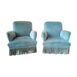 Paire de fauteuils Napoléon lll
