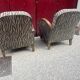 Pair of art deco armchairs