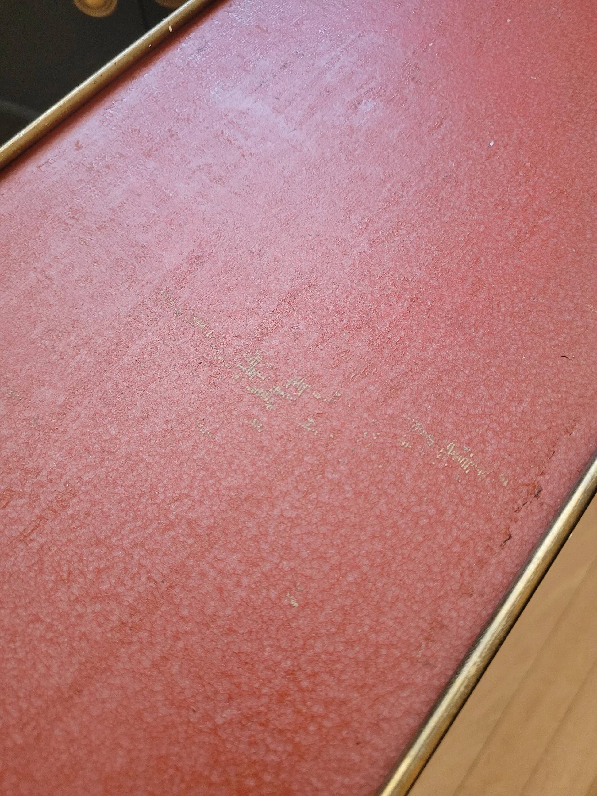 Vintage brass wire side table-magazine rack