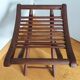 Folding wooden stool