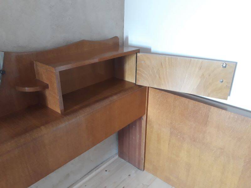 Cozy vintage headboard