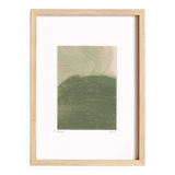 Abstract painting on paper B286 signed Eawy