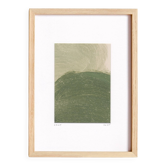Peinture abstraite sur papier B286 signée Eawy