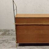Vintage display cabinet, hanging shelf