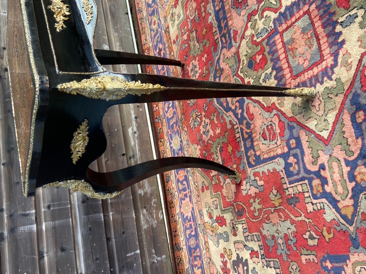Little Writing Table En Marquetry Boulle From Napoleon III era