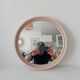Vintage round mirror from the 60s/70s.