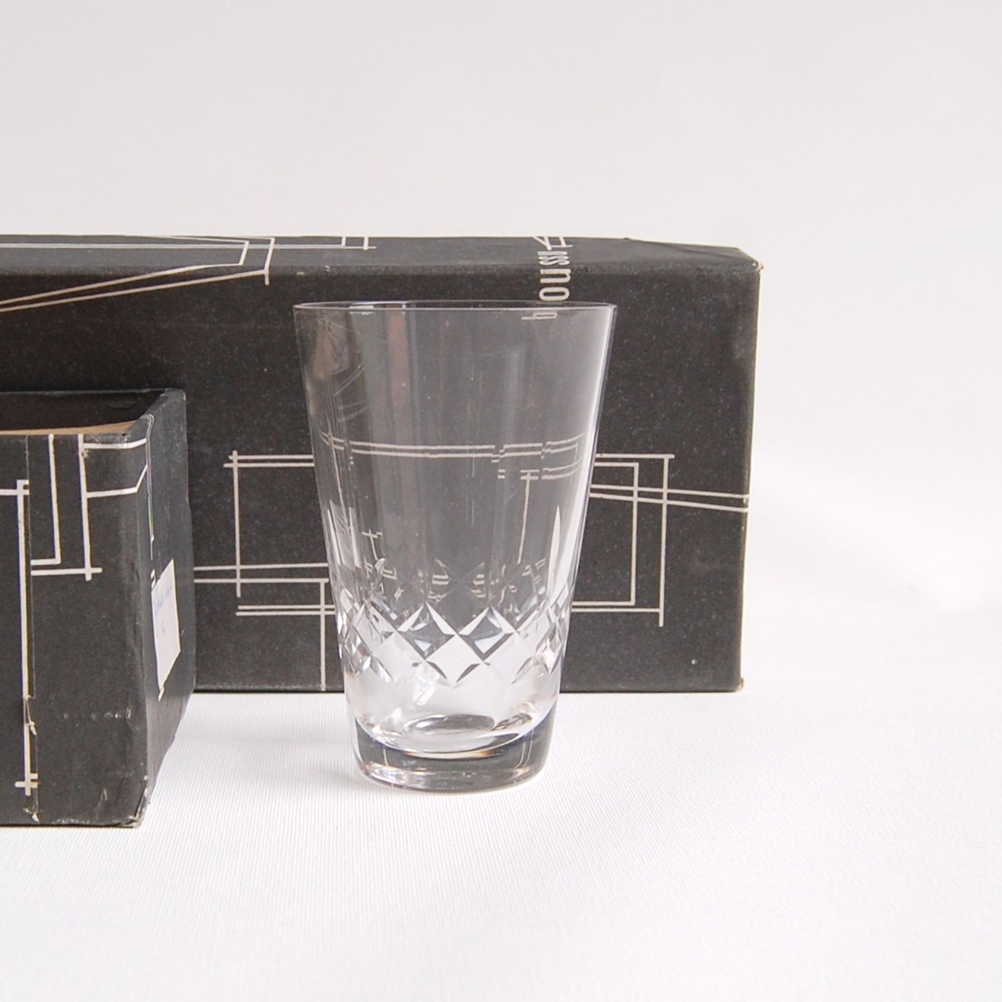 Set of 6 vintage blown glasses