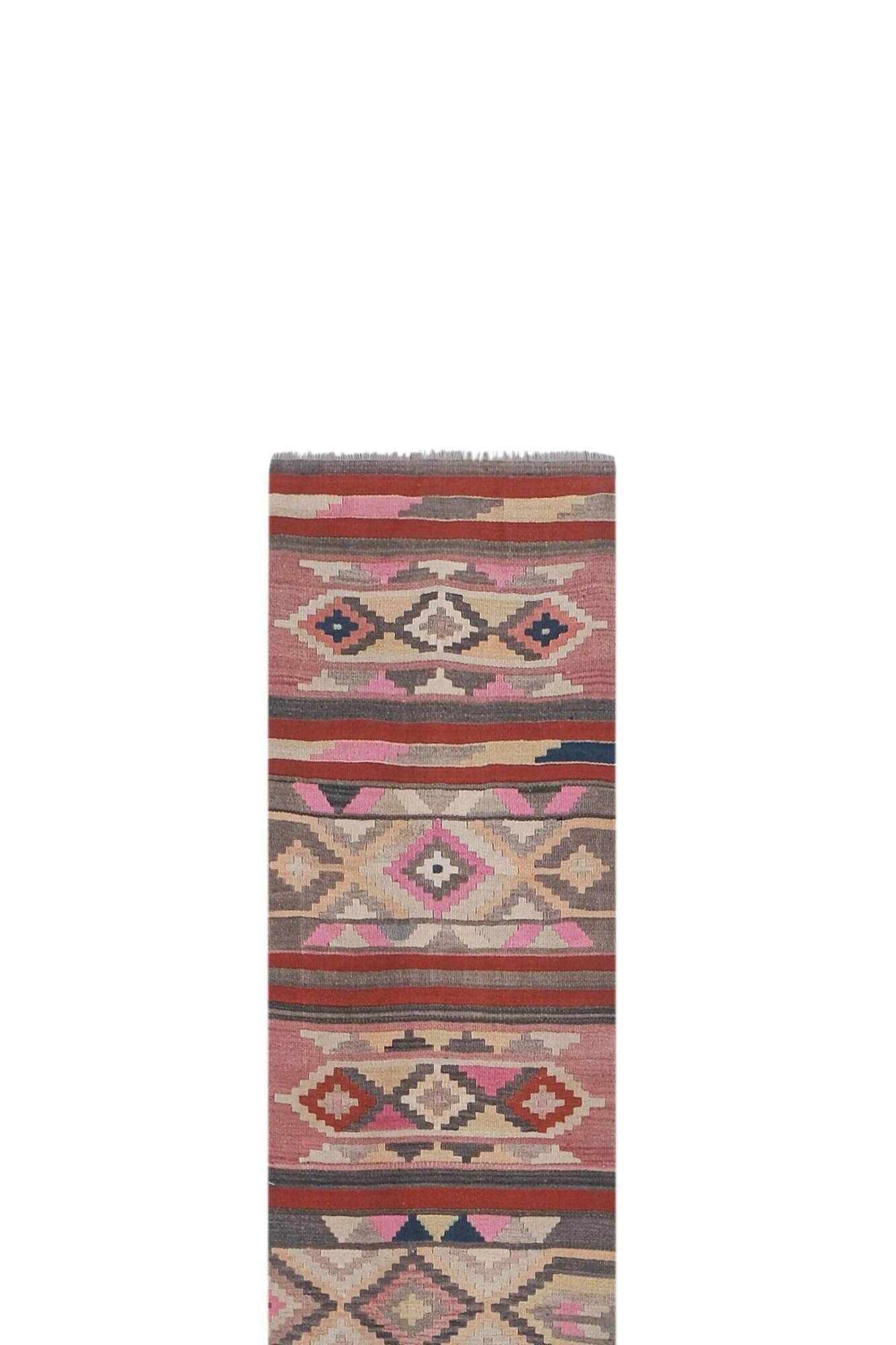 Vintage Turkish hallway rug 79x685 cm