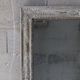 Large mirror early 19th old in patinated wood and mercury