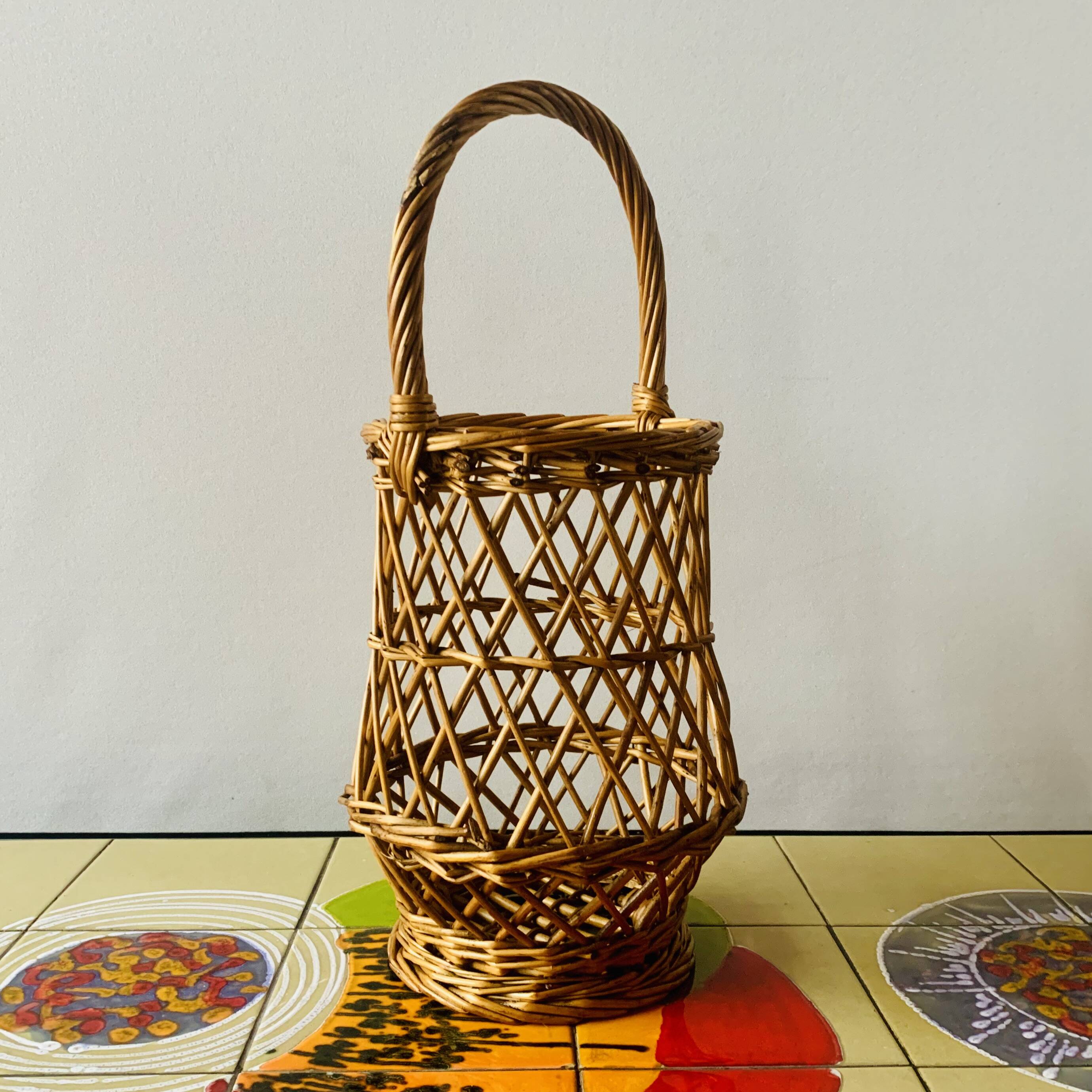 Vintage wicker basket