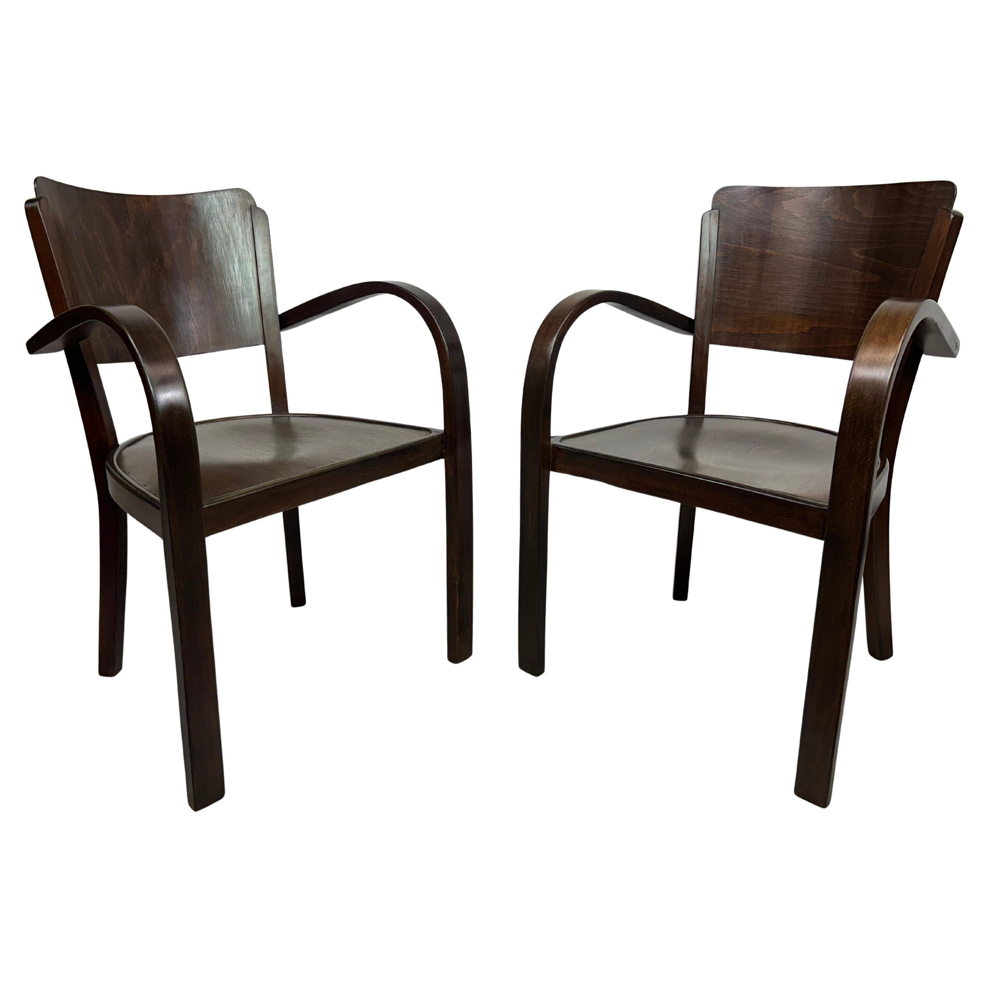 Thonet armchairs Art Deco no. 428