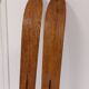 Pair of old wooden skis 195 cm