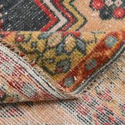 57s Antique Red & Navy Blue Vintage Persian Rug, 106x201Cm