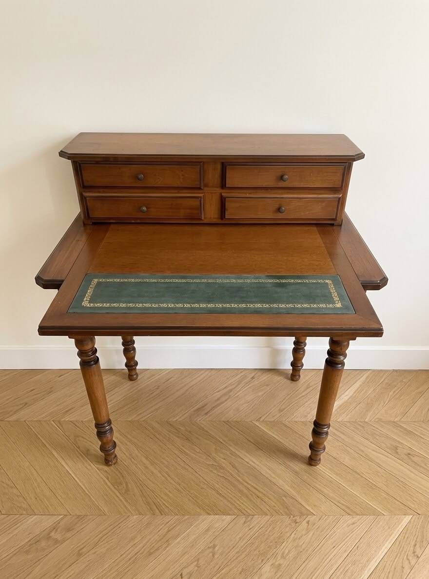 Bureau bonheur du jour style Louis Philippe en bois