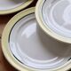 6 vintage dessert plates ceramic Céranord Saint-Amand model Nice
