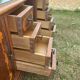 Pair of antique bedside tables