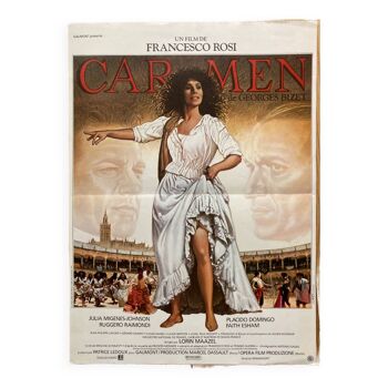 Affiche cinéma originale « Carmen » Georges Bizet