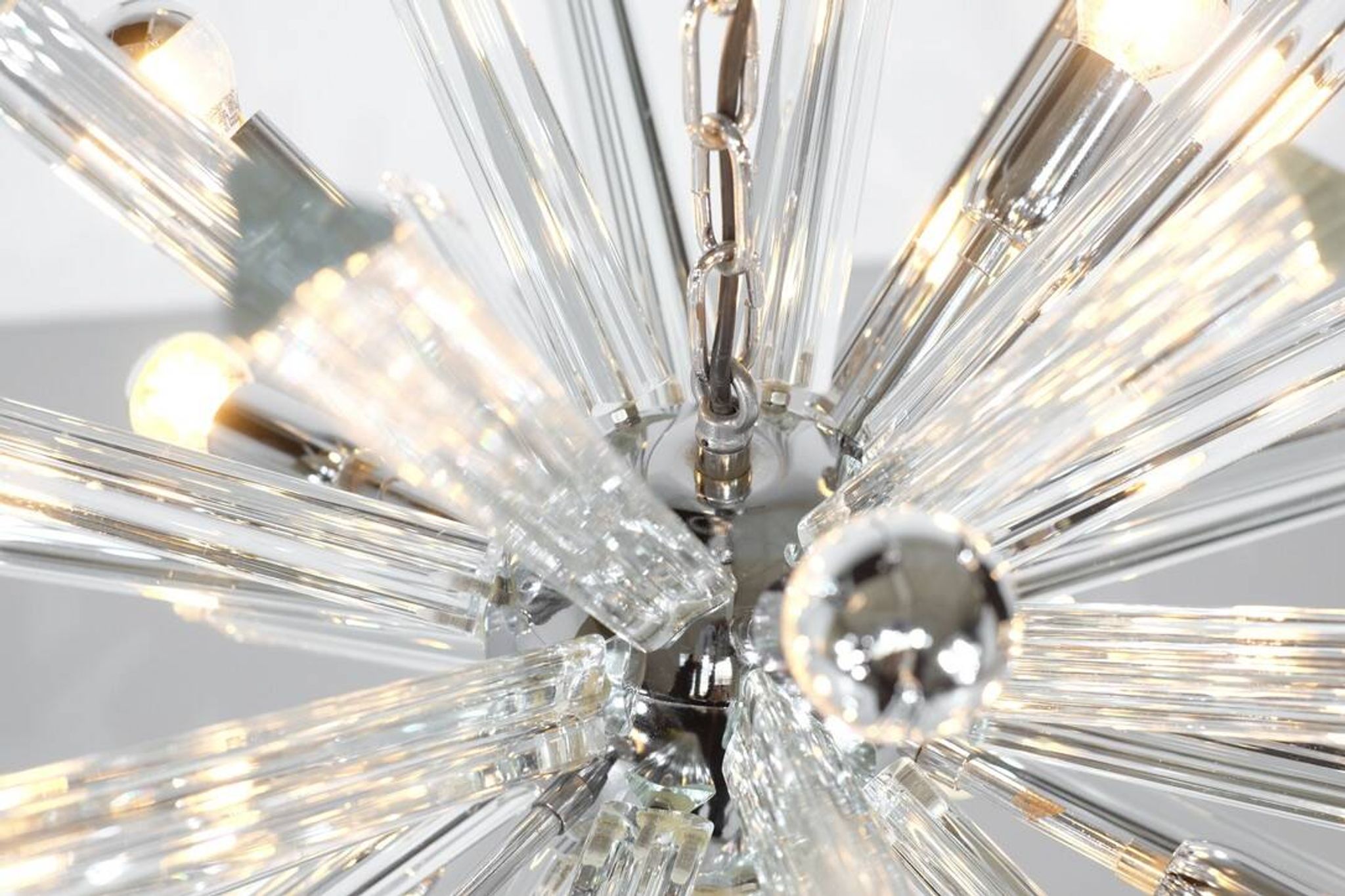Murano glass Sputnik pendant light, Italy.