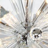 Suspension Sputnik en verre de Murano, Italie.