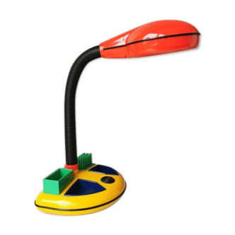 Lampe de bureau en plastique 1980s