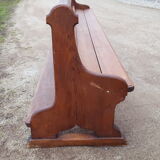 Old chapel bench