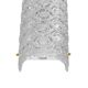Pair of Modern Italian Murano Glass Textured Wall Sconces