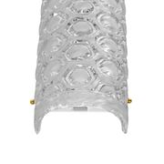 Pair of Modern Italian Murano Glass Textured Wall Sconces