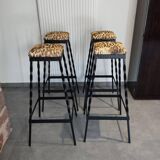 4 brutalist stools from 1950