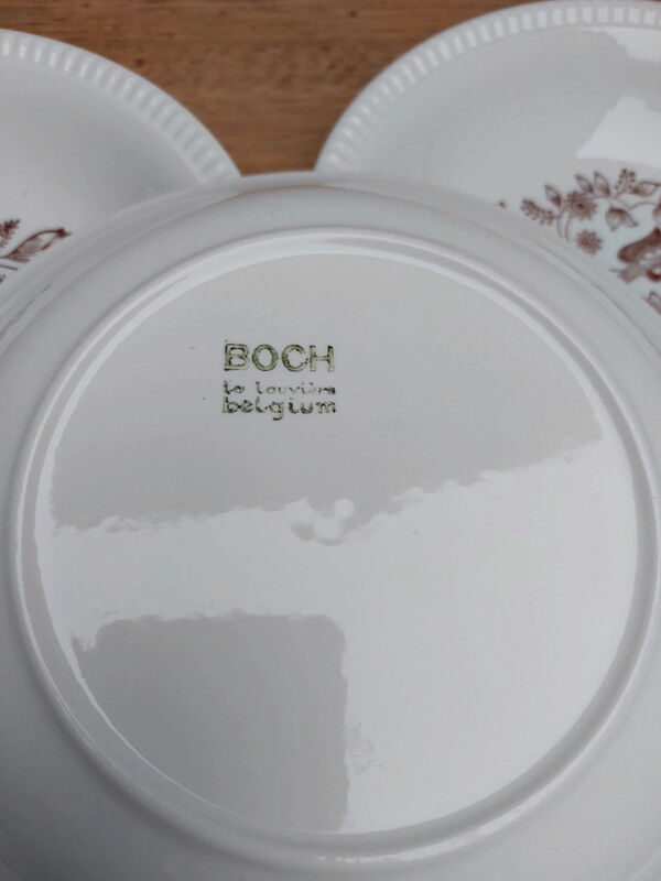 Hollow plates Boch La Louviere