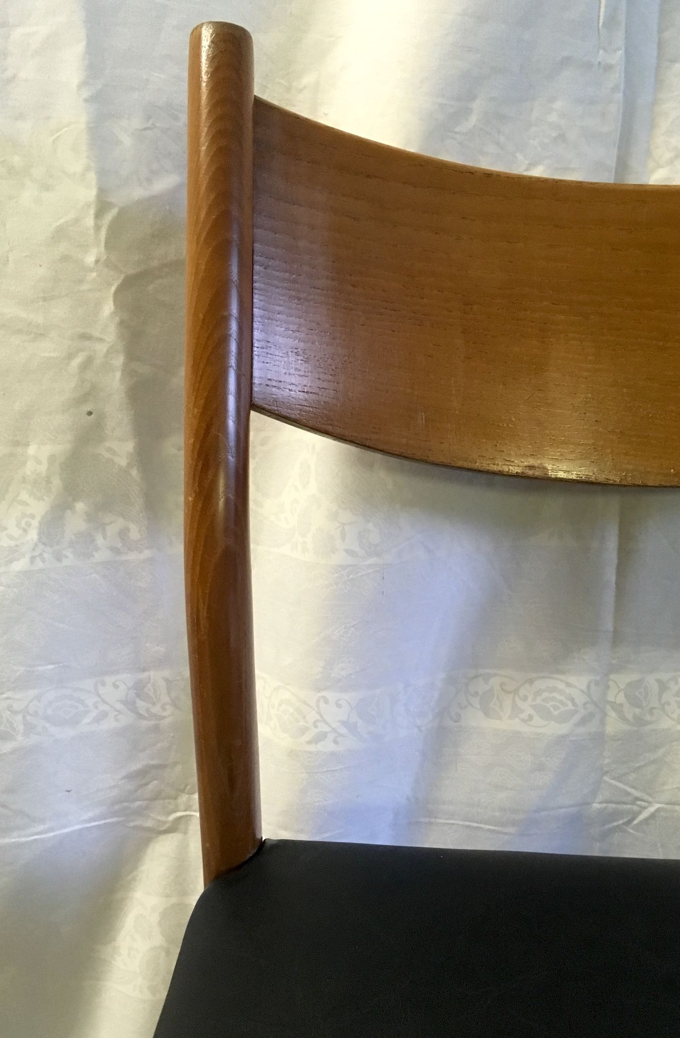 Series of 6 Scandinavian chairs in teak 50/60