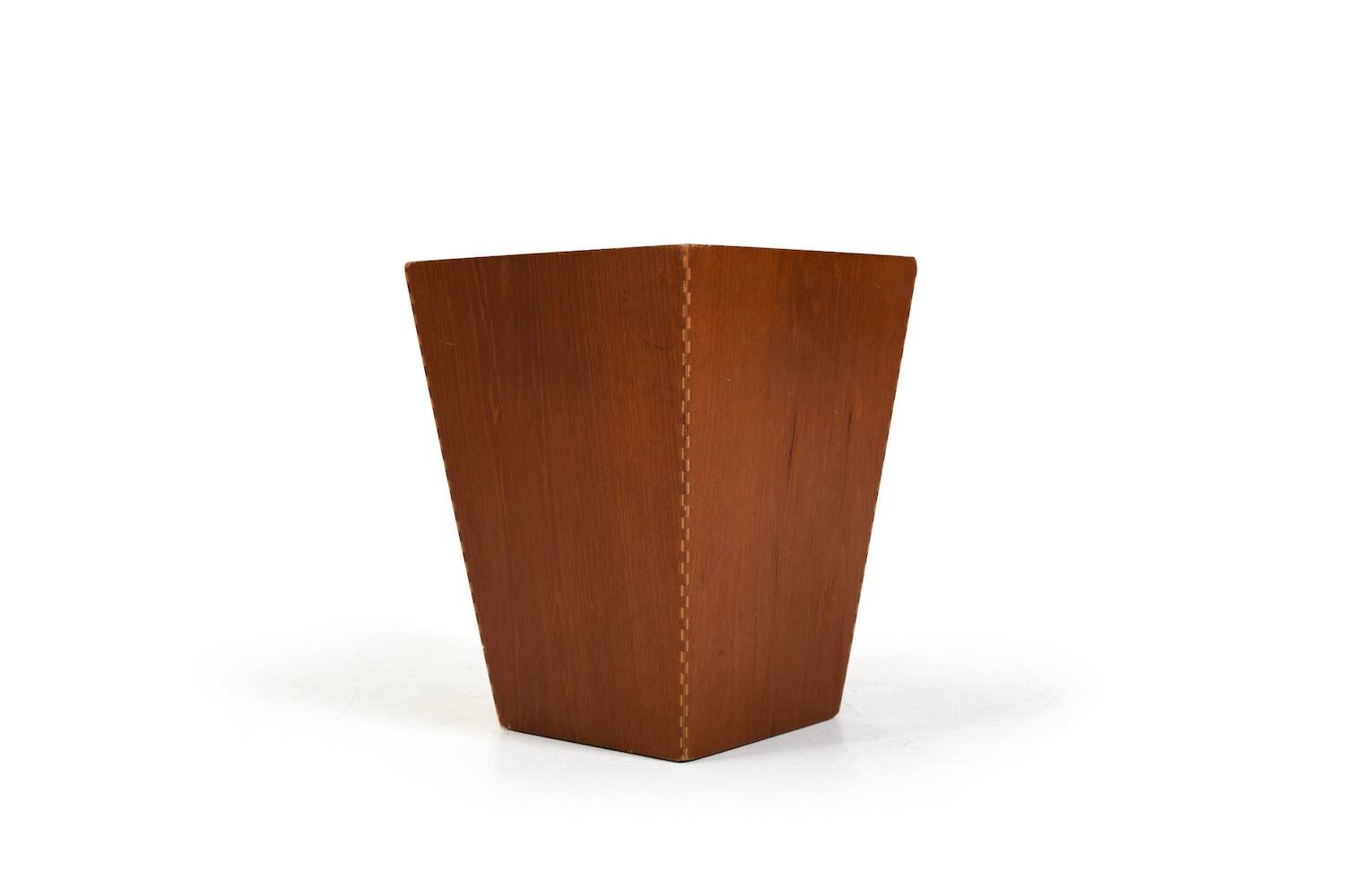 Danish Waste Paper Basket in Teak 1950s