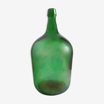 Demijohn vintage green 5 liters