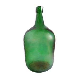 Demijohn vintage green 5 liters