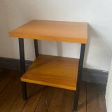 Industrial style metal bedside table