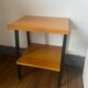 Industrial style metal bedside table