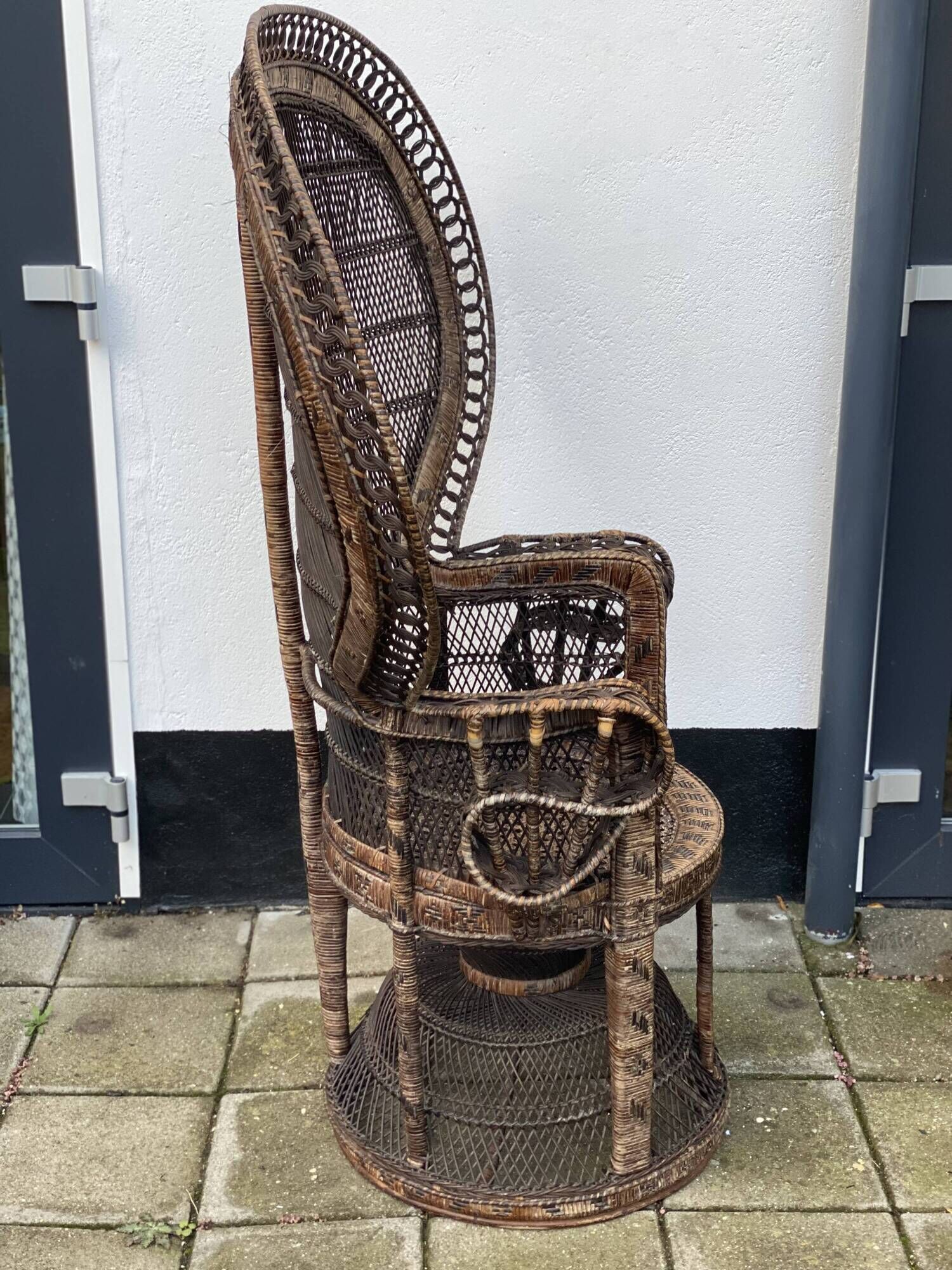 Vintage Emanuel’s Peacock Chair by Trio Noordwolde 1970’s