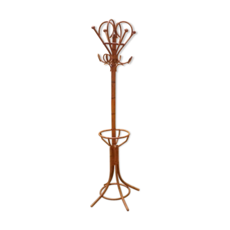 Porte manteau en rotin