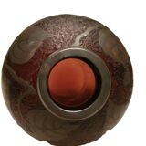 Large art deco ball vase signed d'argyl