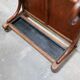 Antique wooden cloakroom coat rack