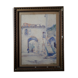 Old painting of 1922 signed Jean de Joybert