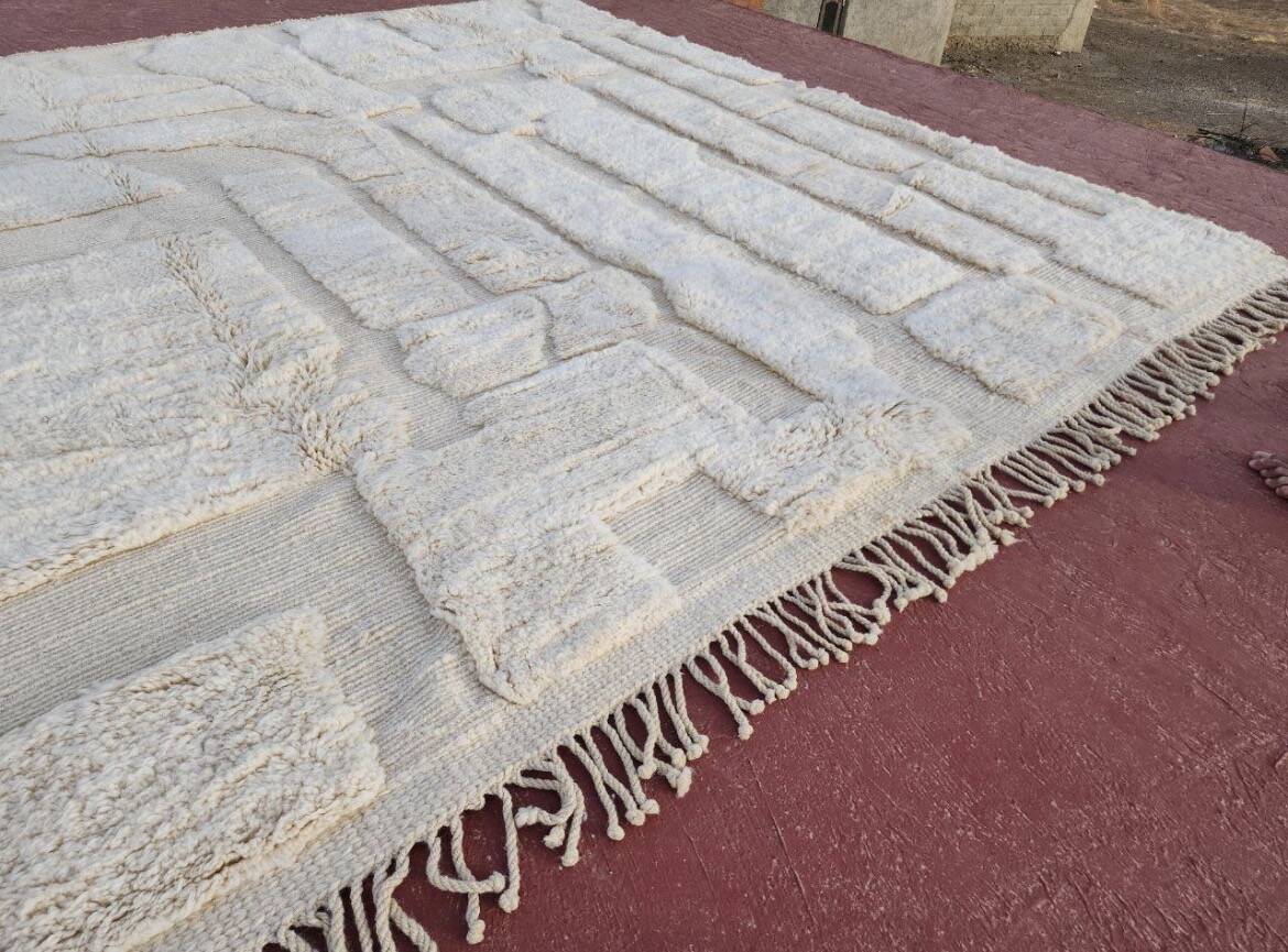 Custom colourful Moroccan rug