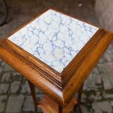 Wooden and ceramic sellette, 1920