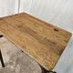 Bureau d'écolier 1950 une place taille adulte avec casier