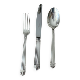 Christofle cutlery in sterling silver