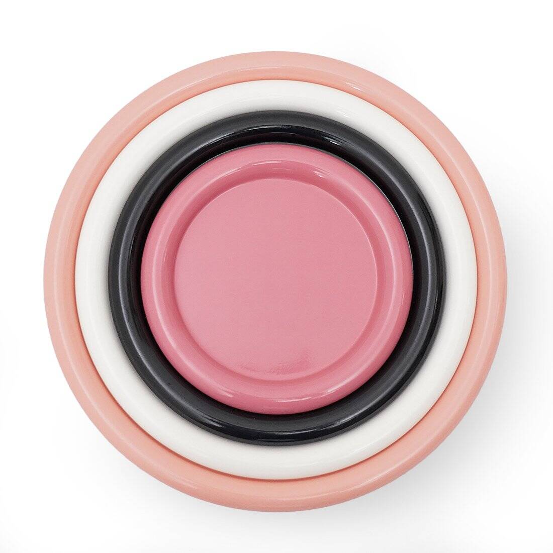 Enamelled metal bowls by Gianfranco Frattini for Progetti, 1970s, set of 4.