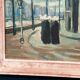 Original Swedish Oil on Panel – "Figures in the Street" by R. Eichburn – Signed – Dated 1936 – Framed – 47 × 39 cm (18.5" × 15.4")