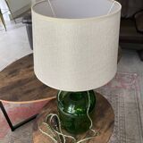 Lady Jeanne green table lamp electrified to nine